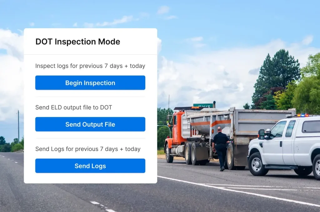 Ace roadside inspections.