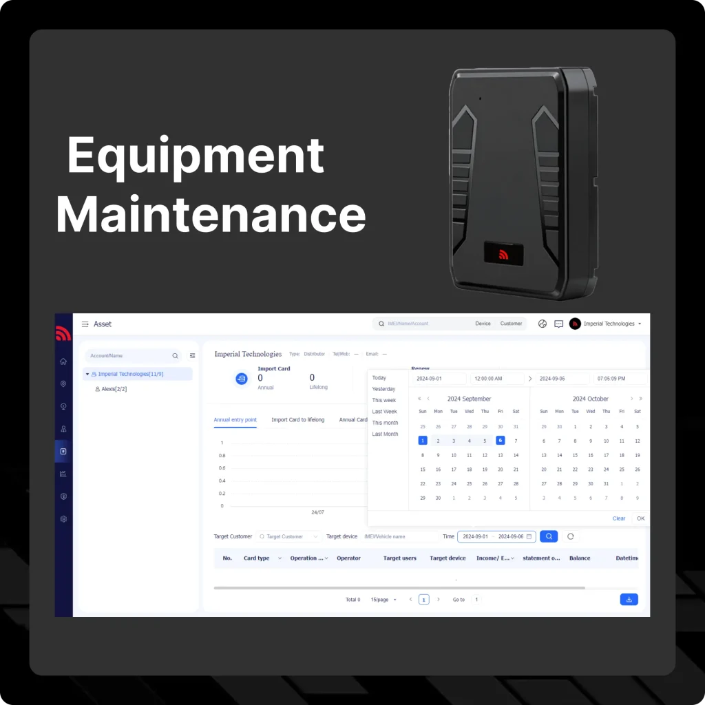 Fleet Management System Assists Equipment Maintenance